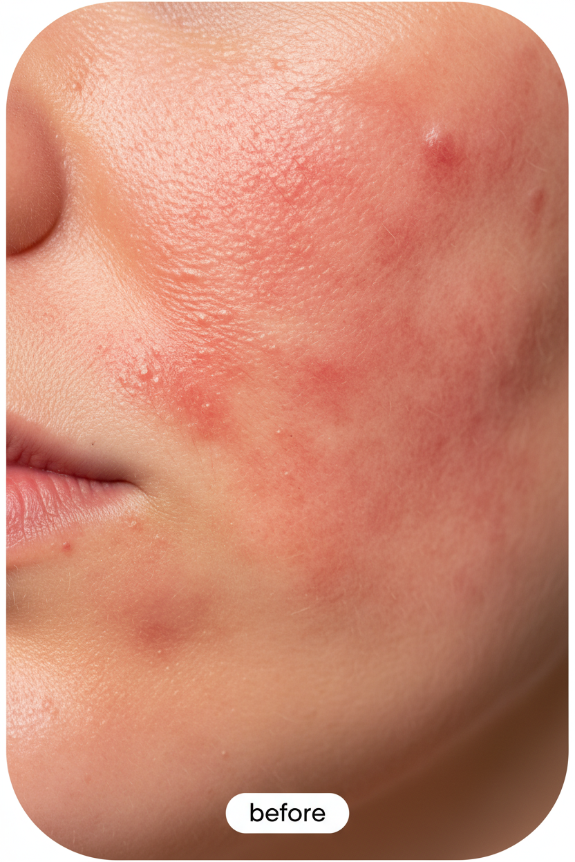 Before - Severe Rash